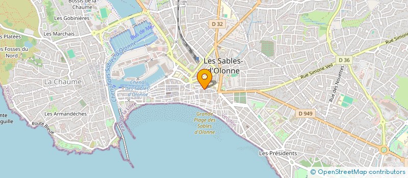 localisation de l'entreprise WSF à LES SABLES D'OLONNE