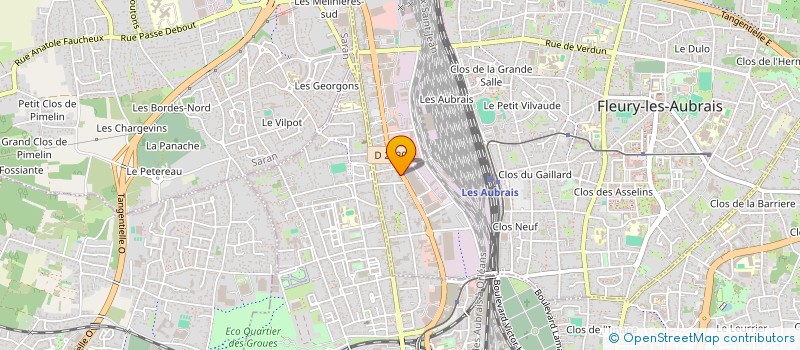 localisation de l'entreprise WSF à FLEURY-LES-AUBRAIS