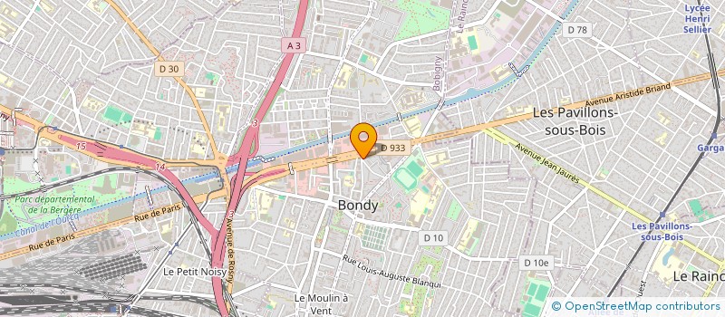 localisation de l'entreprise WSHOME  BONDY