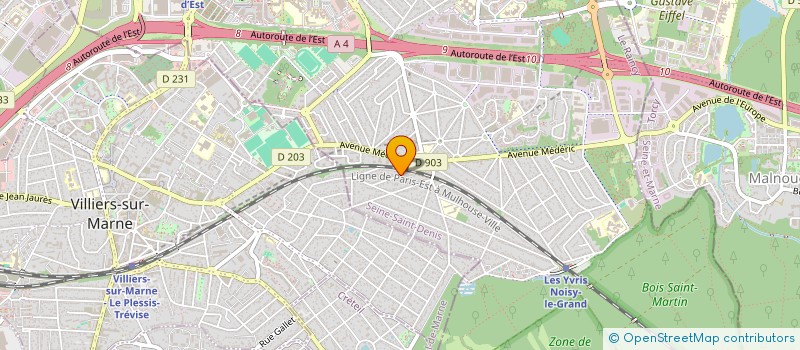 localisation de l'entreprise WSI à NOISY-LE-GRAND