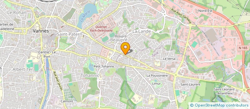 localisation de l'entreprise WSI HOLDING à VANNES