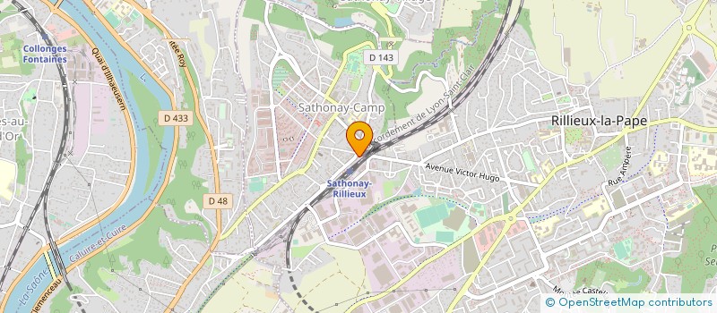 localisation de l'entreprise WSK  SATHONAY-CAMP