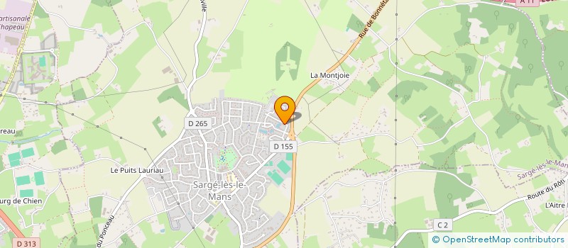 localisation de l'entreprise WSMS  SARGE-LES-LE-MANS