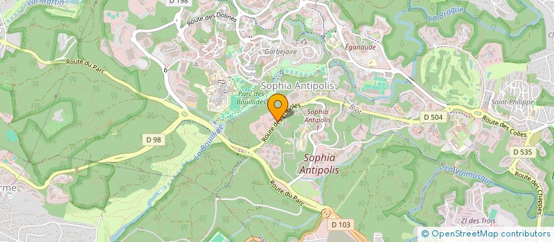 localisation de l'entreprise WSO à VALBONNE
