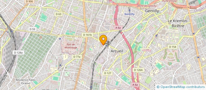 localisation de l'entreprise WSP GROUP SECURITE ET SURVEILLANCE SARL à ARCUEIL