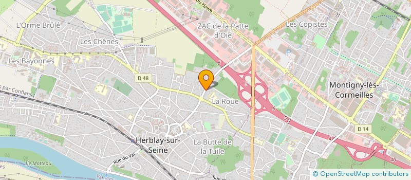 localisation de l'entreprise WSPF SERVICE PROPRETE  HERBLAY-SUR-SEINE