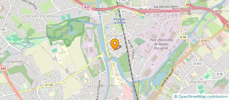 localisation de l'entreprise WSSP PROTECTION  DOUAI