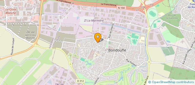 localisation de l'entreprise WSSW à BONDOUFLE