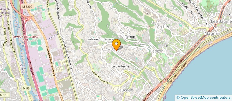 localisation de l'entreprise WST WELCOME SERVICE TRANSPORT  NICE