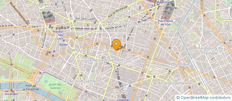 localisation de l'entreprise WSTADIUM à PARIS