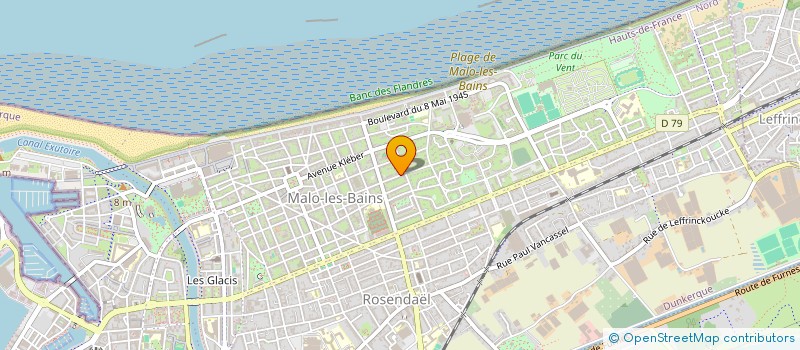 localisation de l'entreprise WT à DUNKERQUE