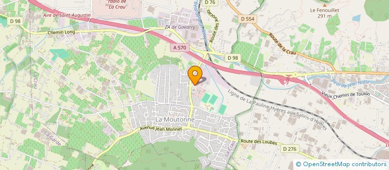 localisation de l'entreprise WT BUSINESS  LA CRAU