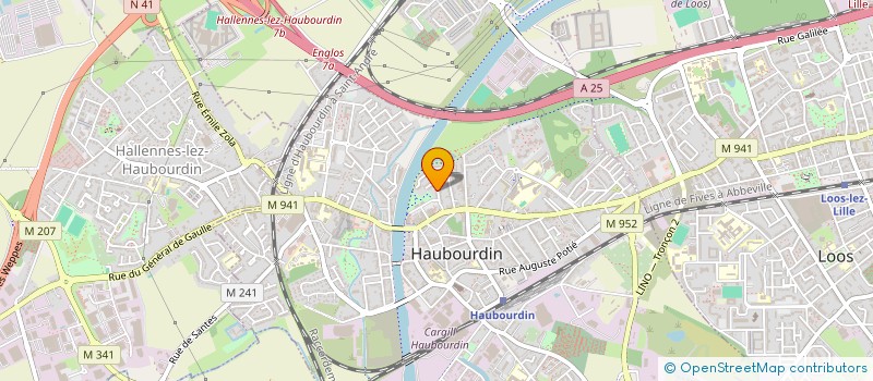 localisation de l'entreprise WT IMMOBILIER  HAUBOURDIN