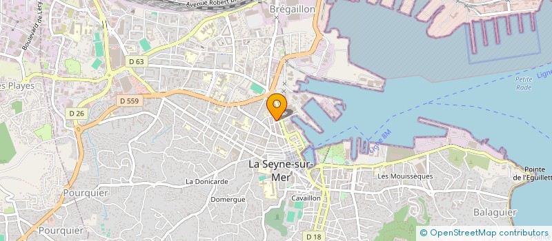 localisation de l'entreprise WT ROYER à LA SEYNE SUR MER