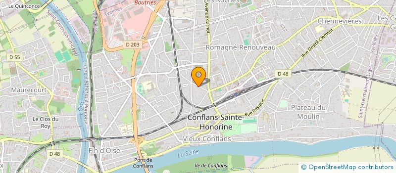 localisation de l'entreprise WT1  CONFLANS-SAINTE-HONORINE