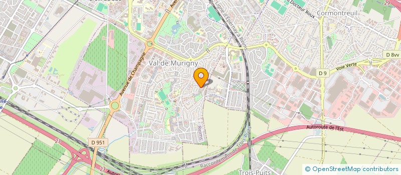 localisation de l'entreprise WTBG PRODUCTION  REIMS