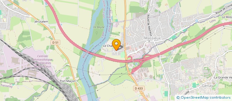 localisation de l'entreprise WTF BATIMENT  MASSIEUX