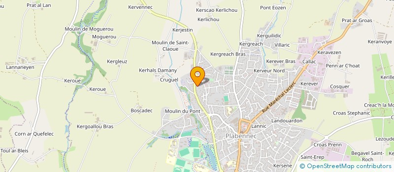 localisation de l'entreprise WTF IMMO  PLABENNEC