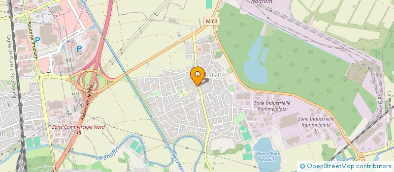 localisation de l'entreprise WTOP  REICHSTETT