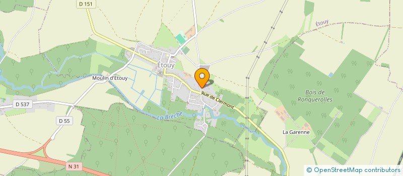 localisation de l'entreprise WTP  ETOUY