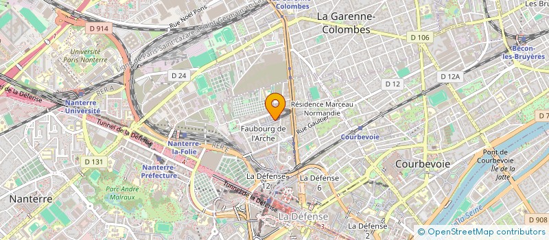 localisation de l'entreprise WU CONSULTING à COURBEVOIE