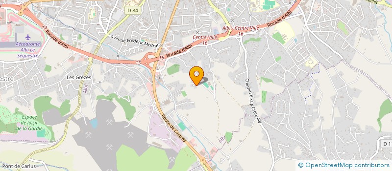 localisation de l'entreprise WU JI - SHEN TAO 81 à ALBI