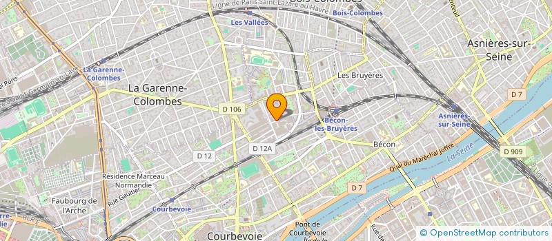localisation de l'entreprise WU TECH à COURBEVOIE