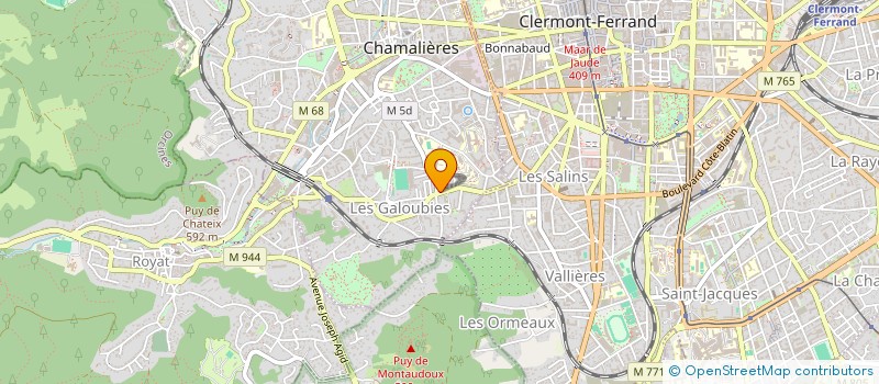 localisation de l'entreprise WUCA  CHAMALIERES