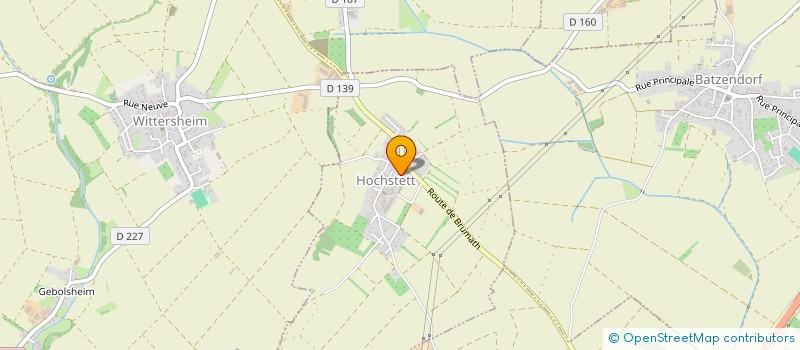 localisation de l'entreprise WUCKEL CYCLES  BERNOLSHEIM