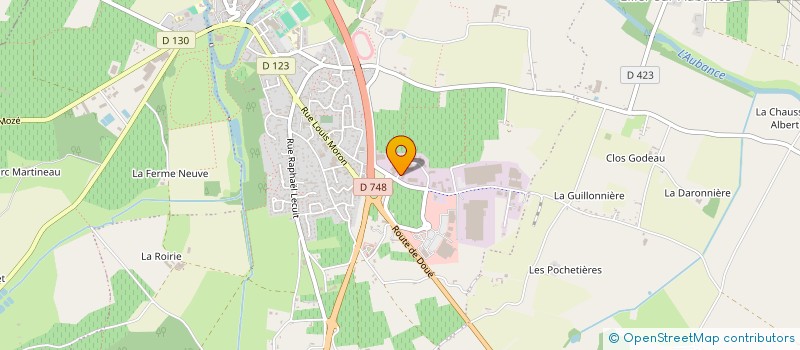 localisation de l'entreprise WUF BRISSAC à BRISSAC LOIRE AUBANCE