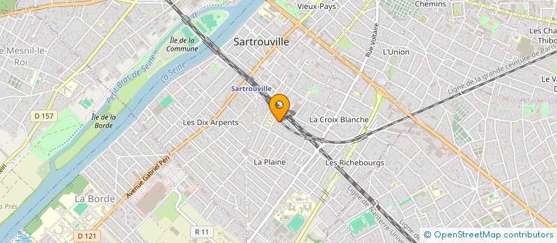 localisation de l'entreprise WUFOODMOVEMENTTV FRANCE  SARTROUVILLE