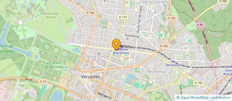 localisation de l'entreprise WUITHIER 03 PATRIMOINE  VERSAILLES