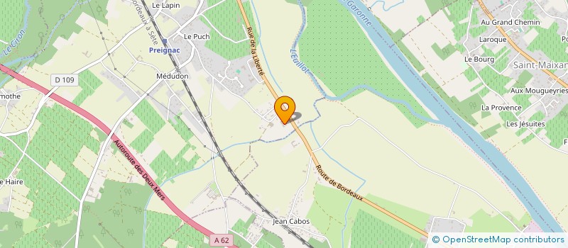 localisation de l'entreprise WUITHOM à LANGON