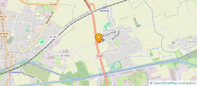 localisation de l'entreprise WUKF KRAV MAGA FRANCE & DISCIPLINES ASSOCIEES  SALOME