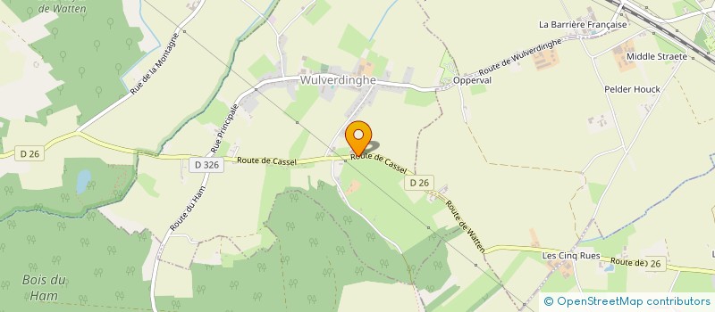 localisation de l'entreprise WUL'LOISIRS à WULVERDINGHE