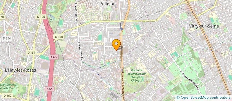 localisation de l'entreprise WULIN  VILLEJUIF