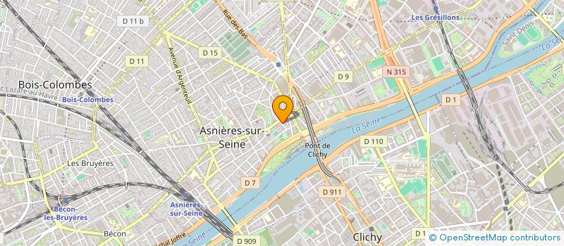 localisation de l'entreprise WUNDERBAR  ASNIERES-SUR-SEINE