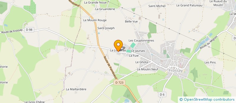 localisation de l'entreprise WURI HOLDING  FROSSAY