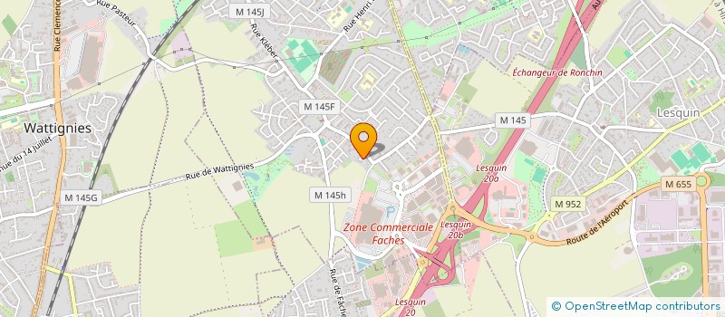 localisation de l'entreprise WURM à FACHES-THUMESNIL