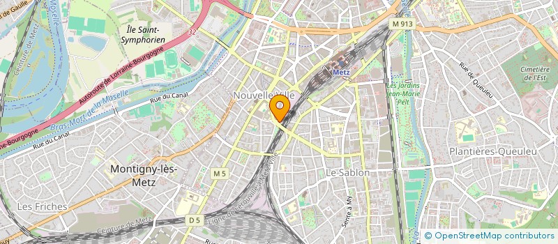 localisation de l'entreprise WURM INVEST  METZ