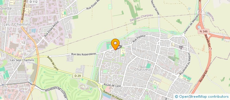 localisation de l'entreprise WURTH SERVICE TRANSPORT  CHASSIEU