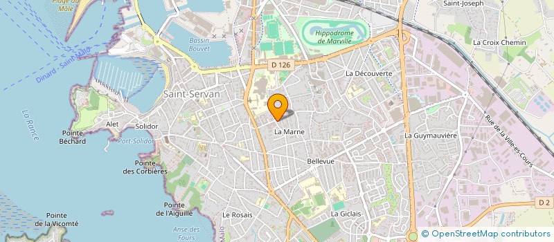 localisation de l'entreprise WUSAO  SAINT-MALO