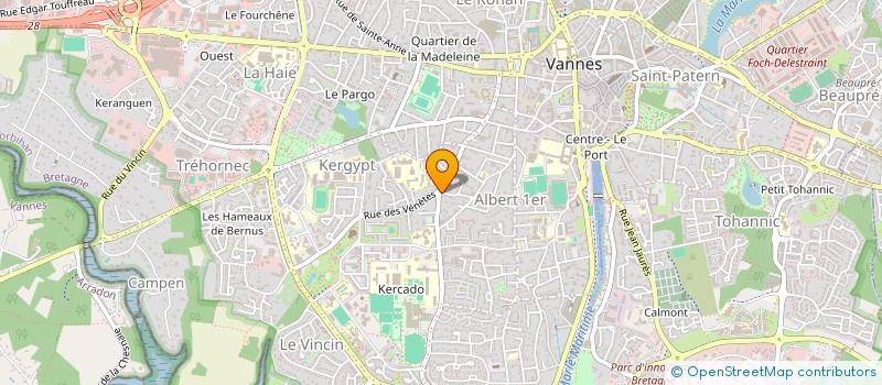 localisation de l'entreprise WUSPA à VANNES