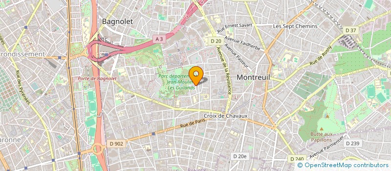 localisation de l'entreprise WUXING YAO à MONTREUIL