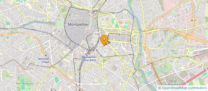 localisation de l'entreprise WUZHONG à MONTPELLIER