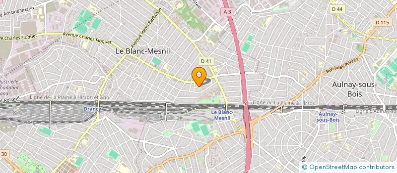 localisation de l'entreprise WV à LE BLANC-MESNIL