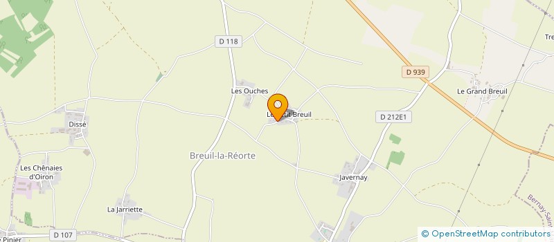 localisation de l'entreprise WV CONSTRUCTION  BREUIL-LA-REORTE