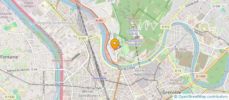 localisation de l'entreprise WVISION à GRENOBLE