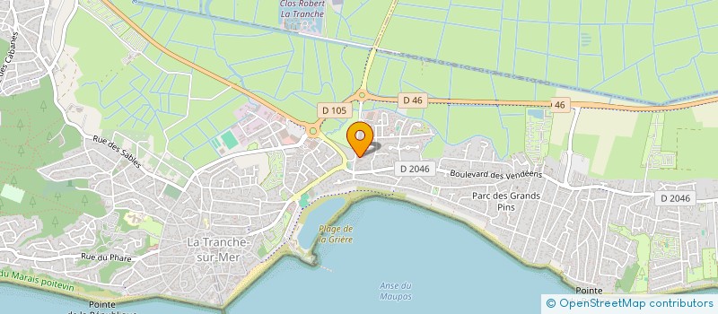 localisation de l'entreprise WW2 HISTORY  LA TRANCHE-SUR-MER