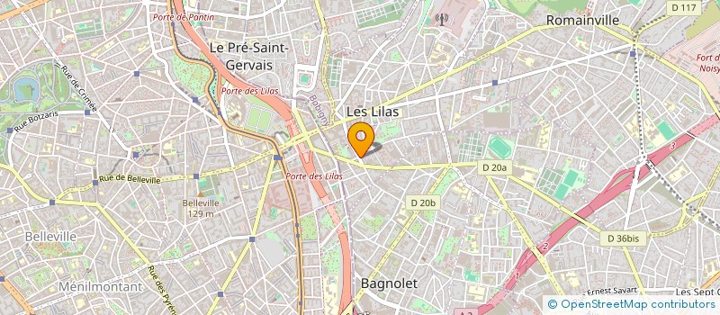 localisation de l'entreprise WWI à LES LILAS